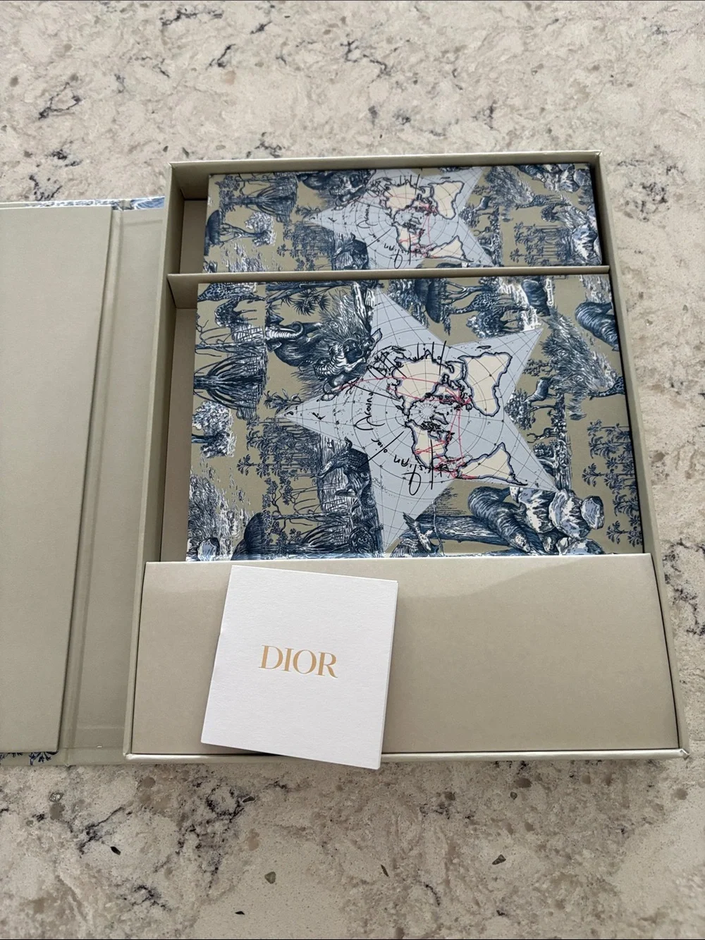 Dior office set - notebook, pencils, case and white box